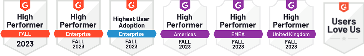 G2 Fall 2023 Report badges awarded to Channel Mechanics